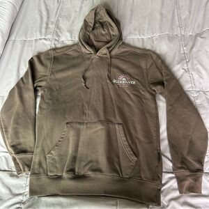 Quiksilver Men's Brown Hoodie